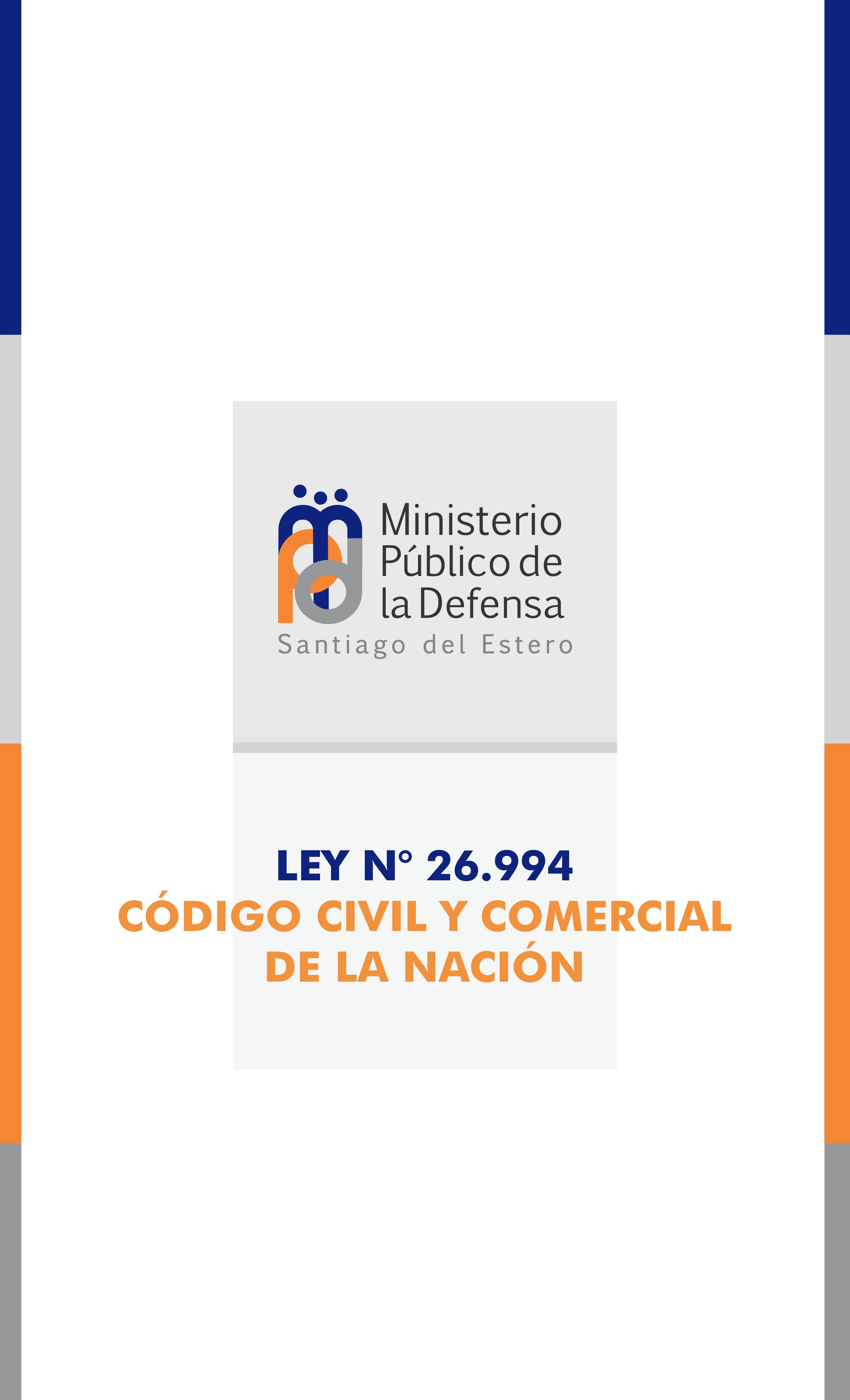 Ley Nº 26994 - Código Civil Y Comercial De La Nación